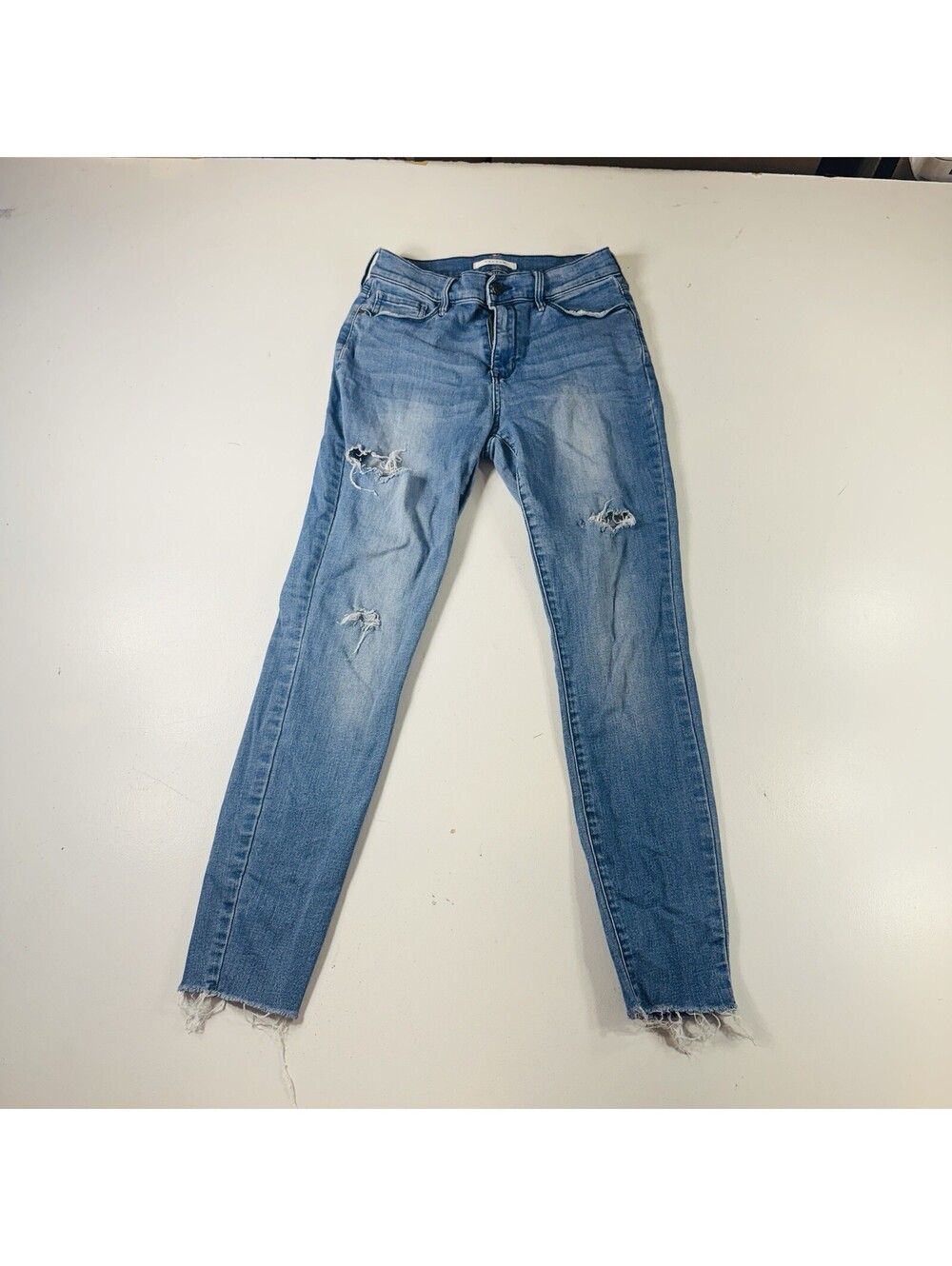Pacsun High Rise Jegging Jeans Light Wash Distressed Women’s Size 26